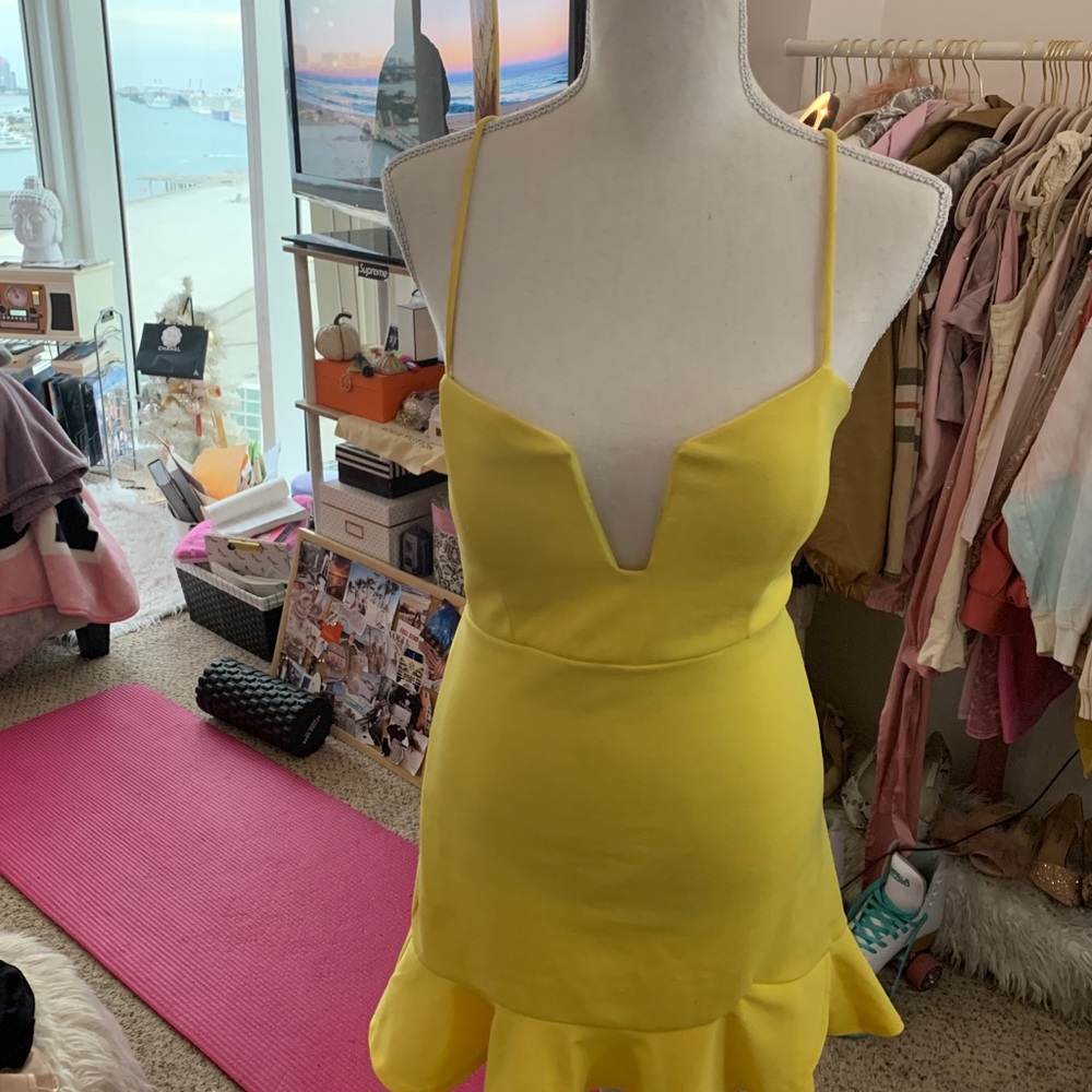 Yellow dress